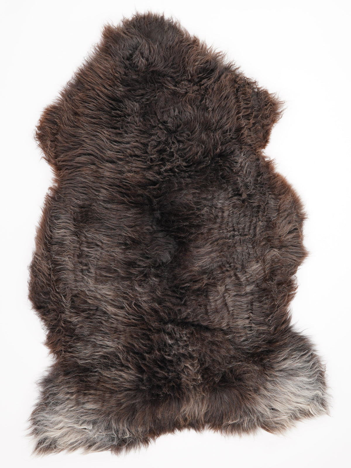 Peau de mouton marron XXL