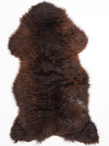 Peau de mouton marron XXL