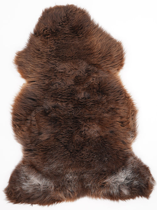 Peau de mouton marron XL