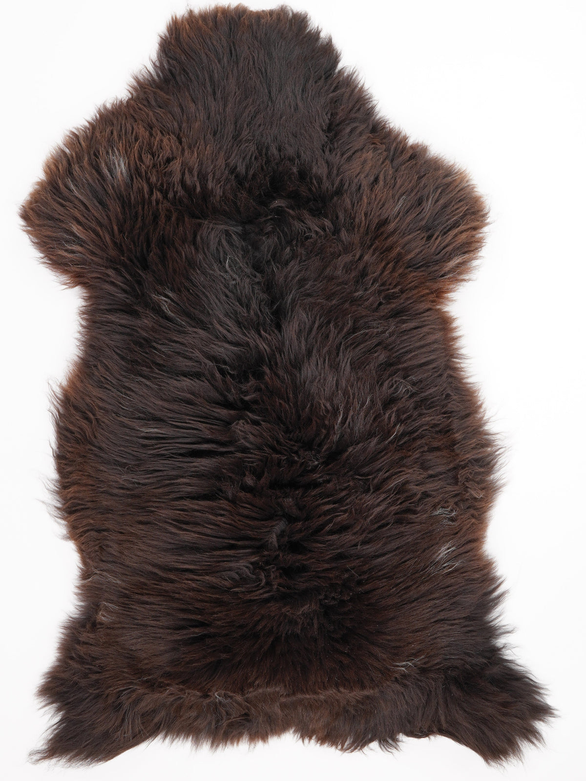 Peau de mouton marron XXL