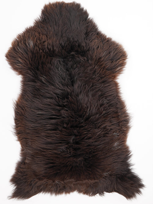 Peau de mouton marron XXL