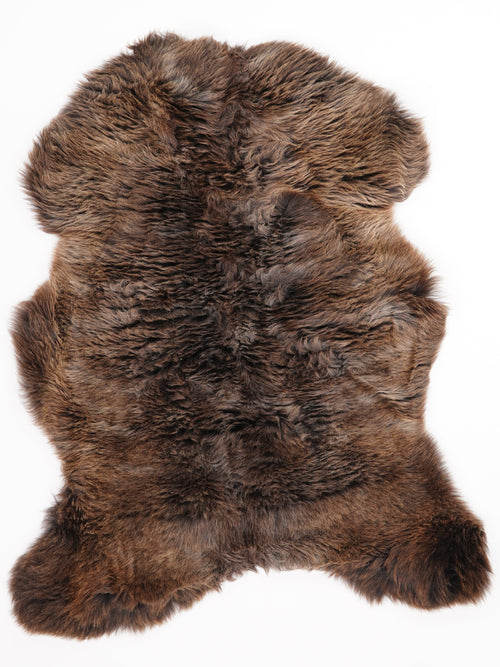 Peau de mouton marron L