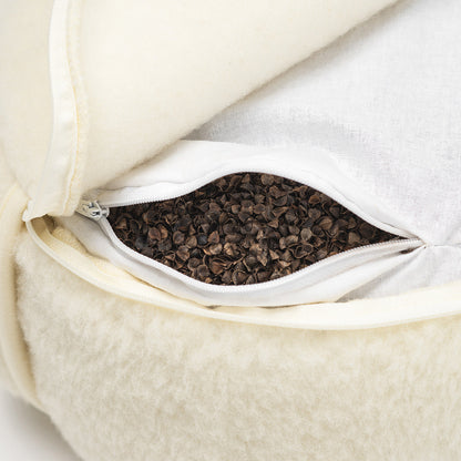 Coussin de méditation en mérinos