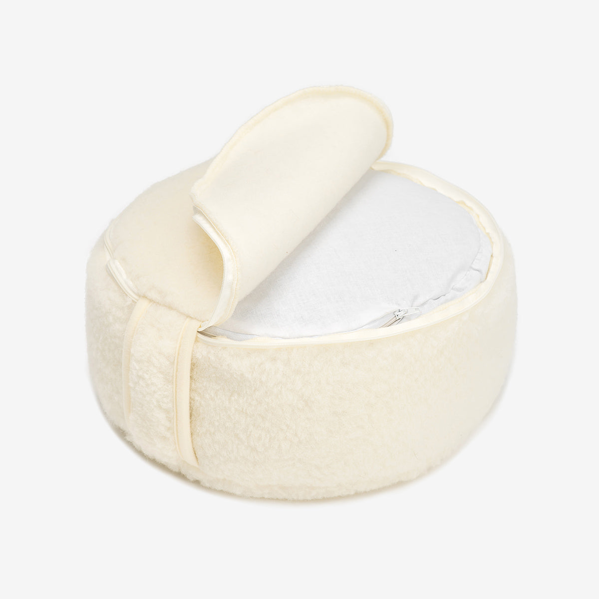 Coussin de méditation en mérinos