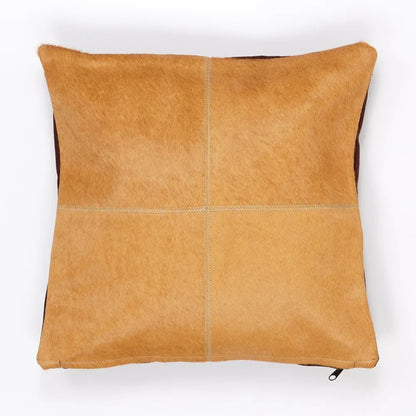 Coussin en peau de vache