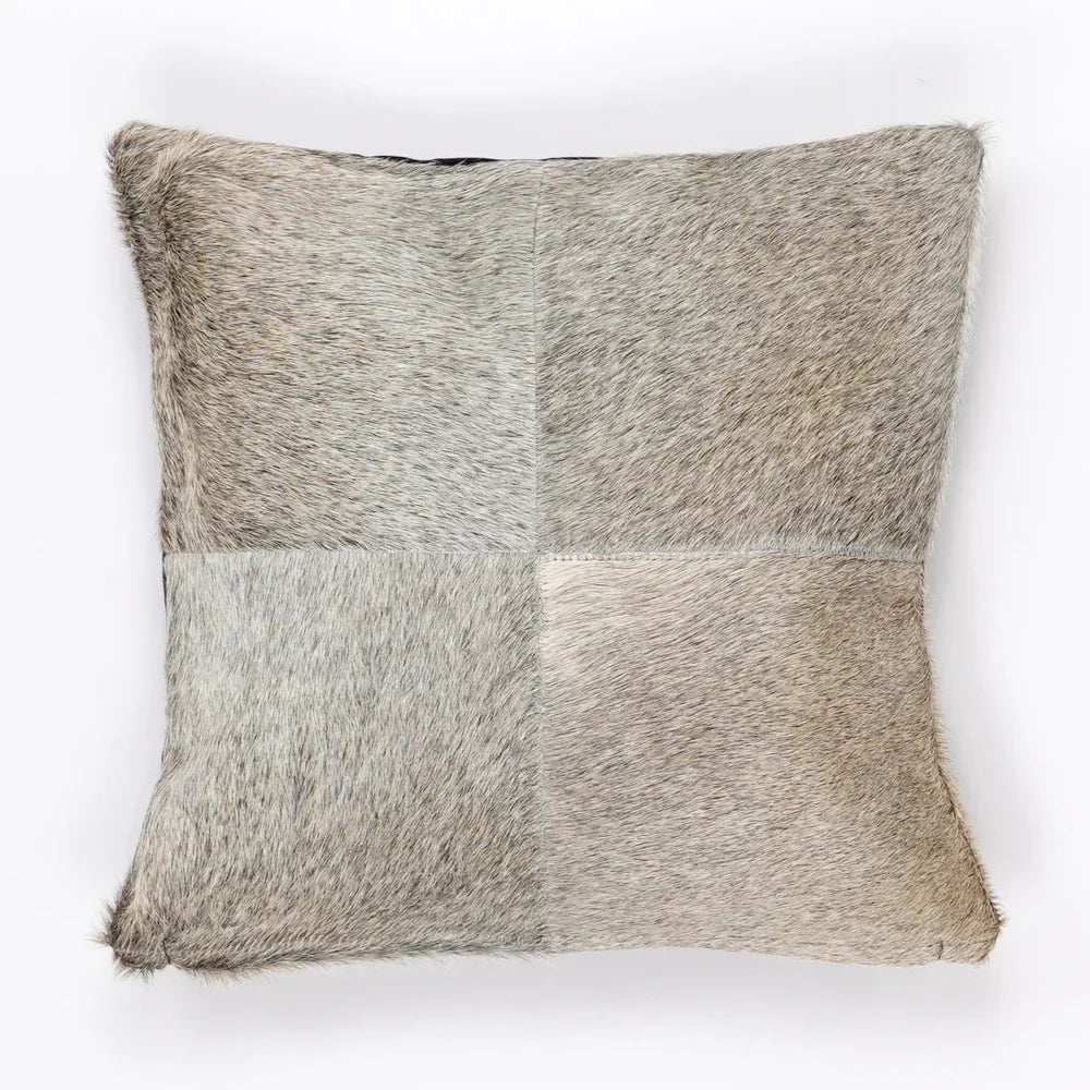 Coussin en peau de vache