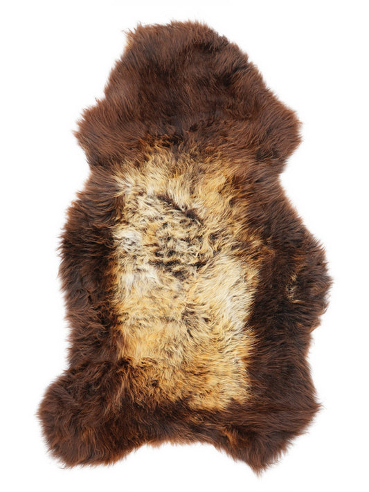 Peau de mouton multicolore L