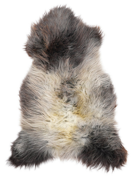 Peau de mouton multicolore L