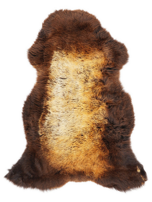 Peau de mouton multicolore L