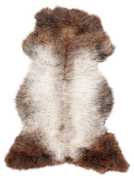Peau de mouton multicolore L