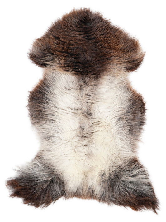 Peau de mouton multicolore L
