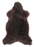 Peau de mouton marron XL