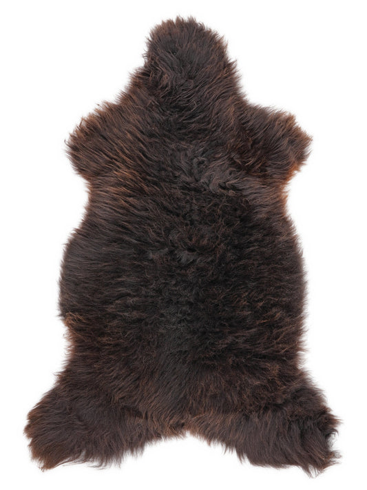 Peau de mouton marron XL