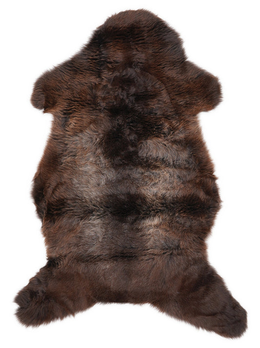 Peau de mouton marron L