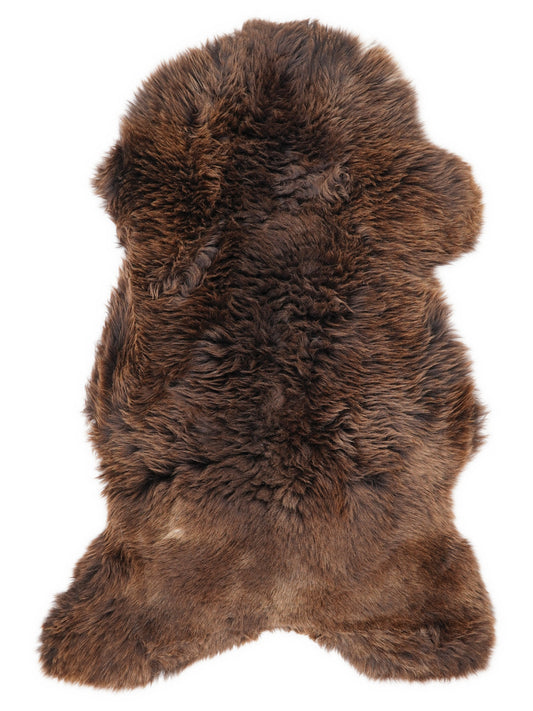 Peau de mouton marron L