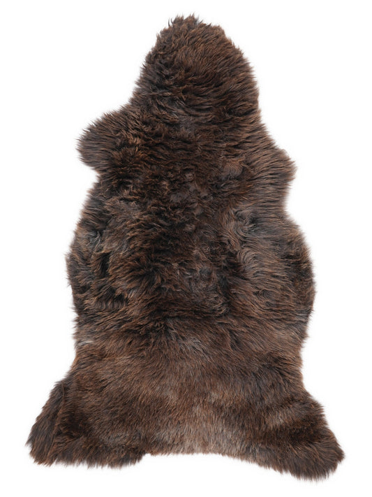 Peau de mouton marron L