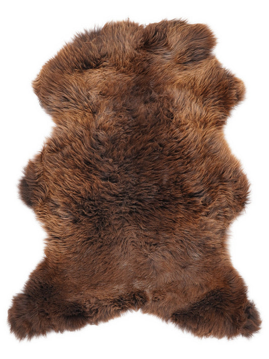 Peau de mouton marron L