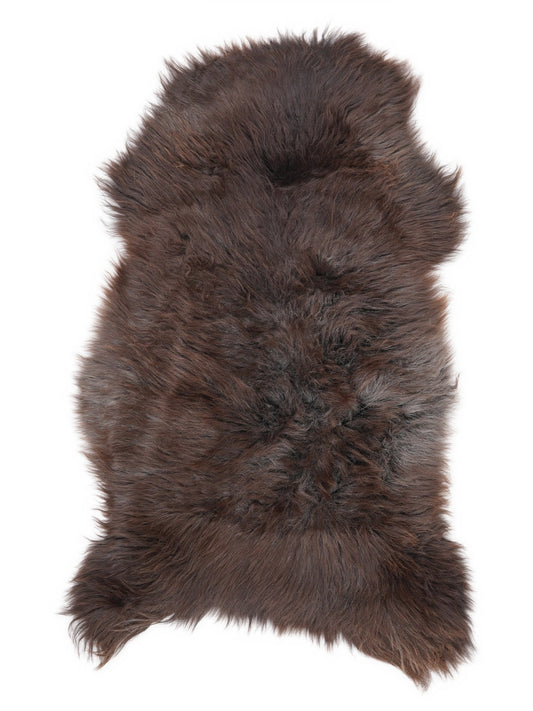 Peau de mouton marron L