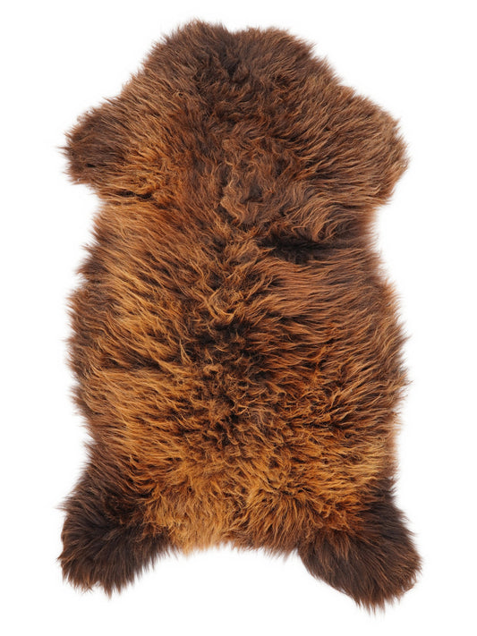 Peau de mouton marron L