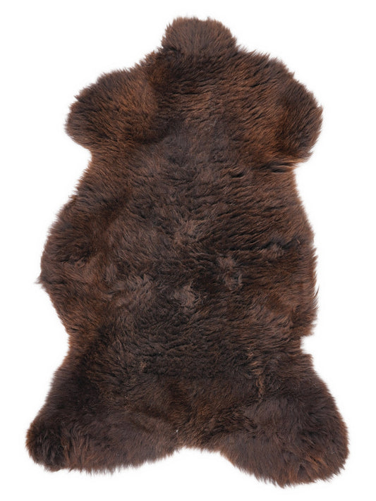 Peau de mouton marron XL