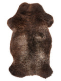 Peau de mouton multicolore britannique d’environ 100 × 50 cm, vue de dessus : exactement la peau que vous recevez