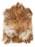 Peau de mouton islandaise multicolore d’environ 100 × 70 cm, vue de dessus : exactement la peau que vous recevez