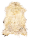 Peau de mouton islandaise multicolore d’environ 120 × 80 cm, vue de dessus : exactement la peau que vous recevez