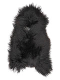 Peau de mouton islandaise multicolore d’environ 120 × 70 cm, vue de dessus : exactement la peau que vous recevez