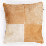 Coussin en peau de vache