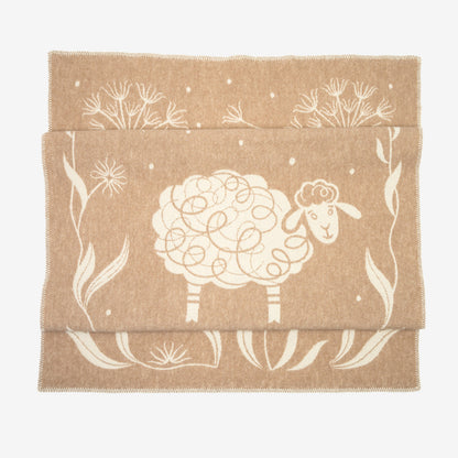 Plaid « Meadow » en laine mérinos