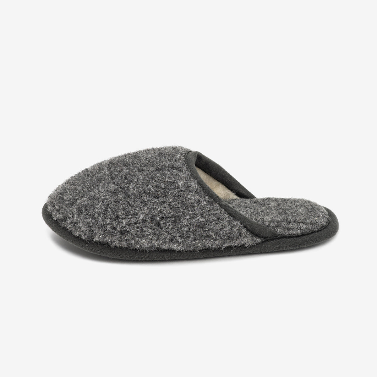 Chaussons en mérinos « Granite »