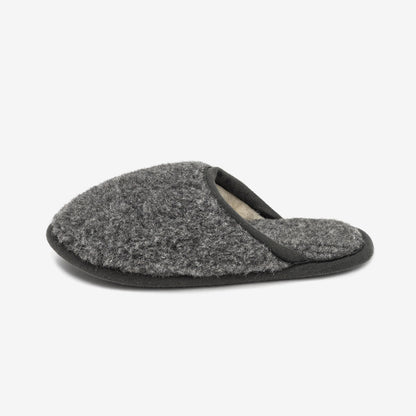 Chaussons en mérinos « Granite »