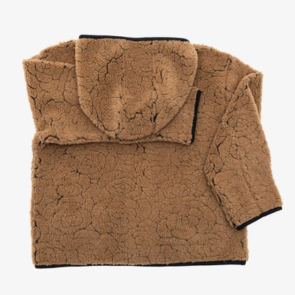 Veste en laine « Laguna » marron foncé