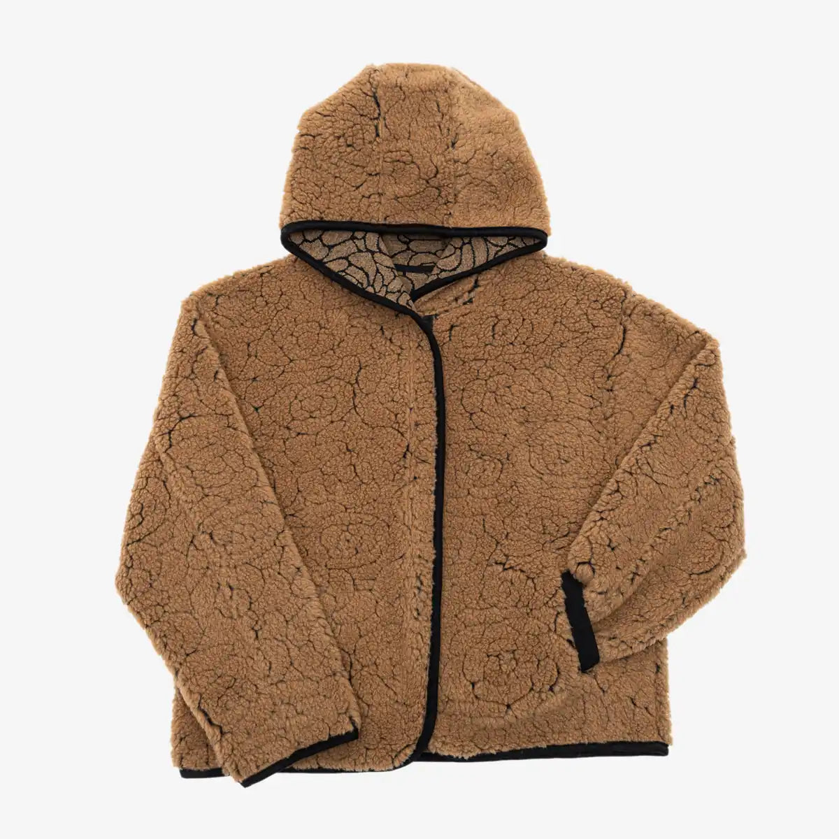 Veste en laine « Laguna » marron foncé