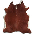 Peau de vache marron et blanche XXL