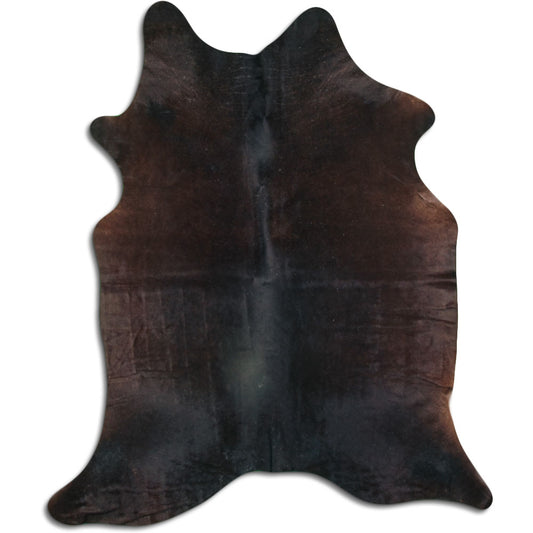 Peau de vache marron L