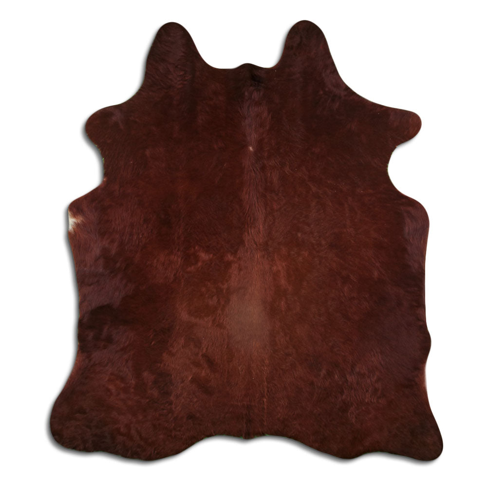 Peau de vache marron L