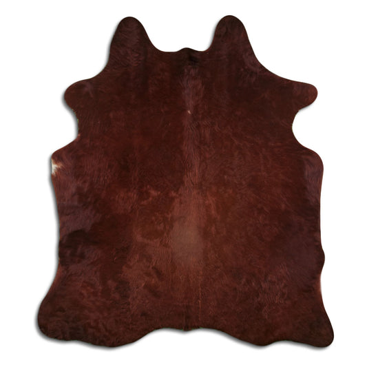 Peau de vache marron L
