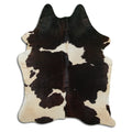 Peau de vache marron et blanche XXL