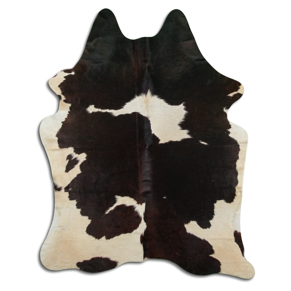 Peau de vache marron et blanche XXL