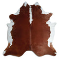 Peau de vache marron et blanche XXL