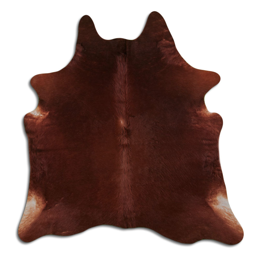 Peau de vache marron L
