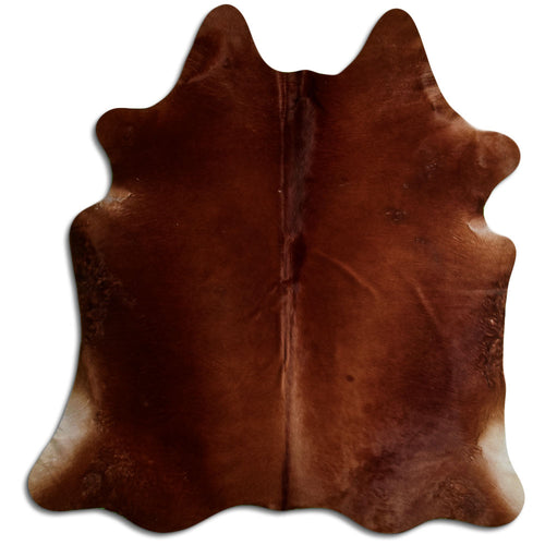 Peau de vache marron L