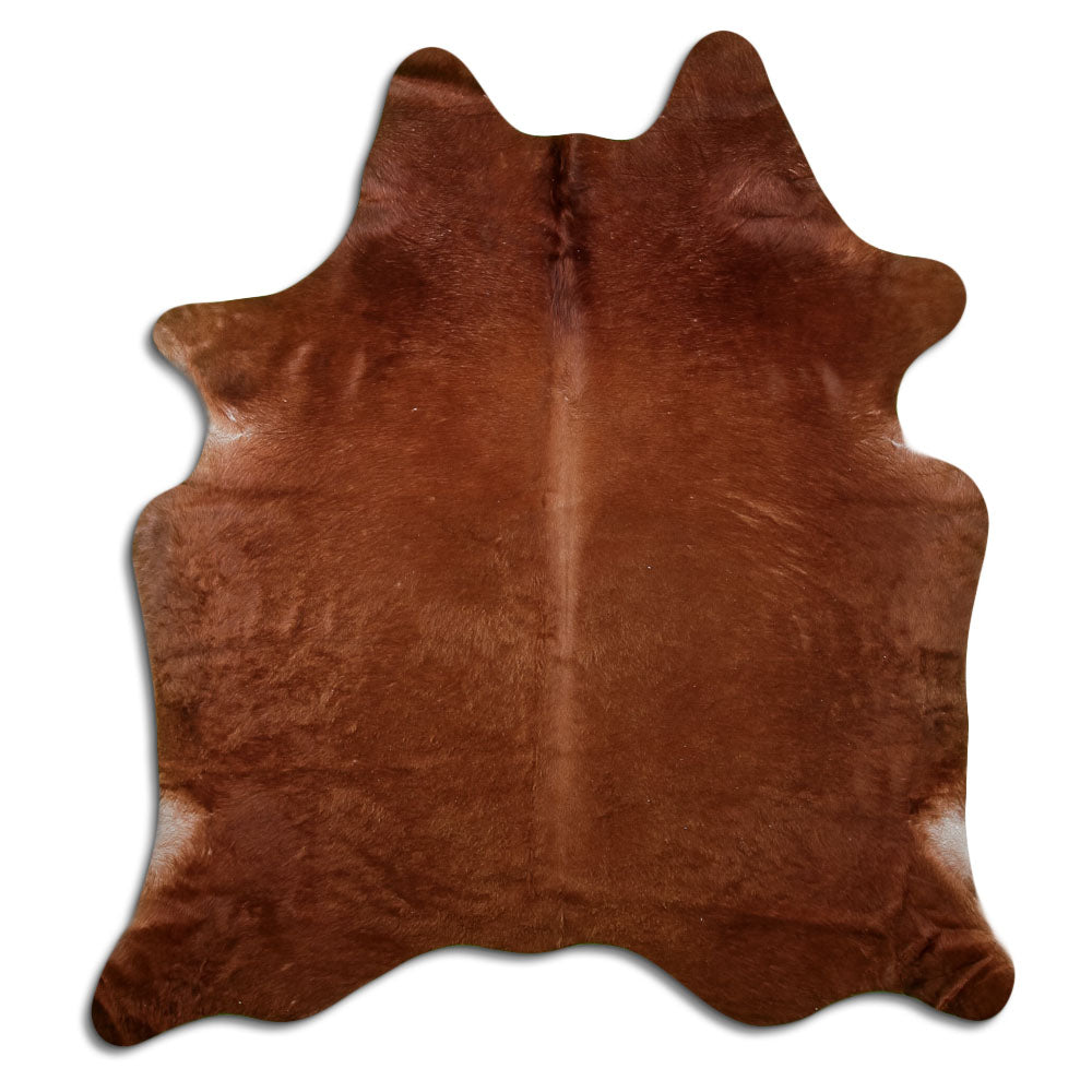 Peau de vache marron L