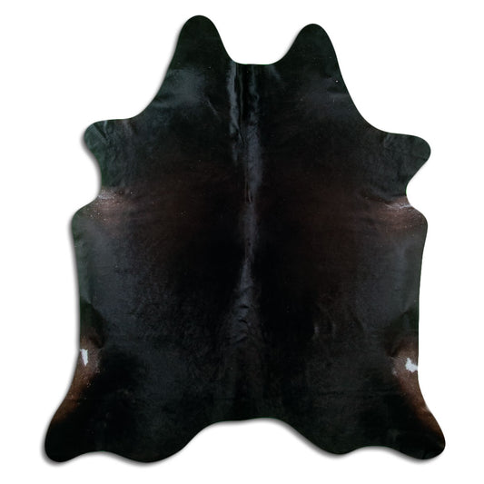 Peau de vache noire XXL
