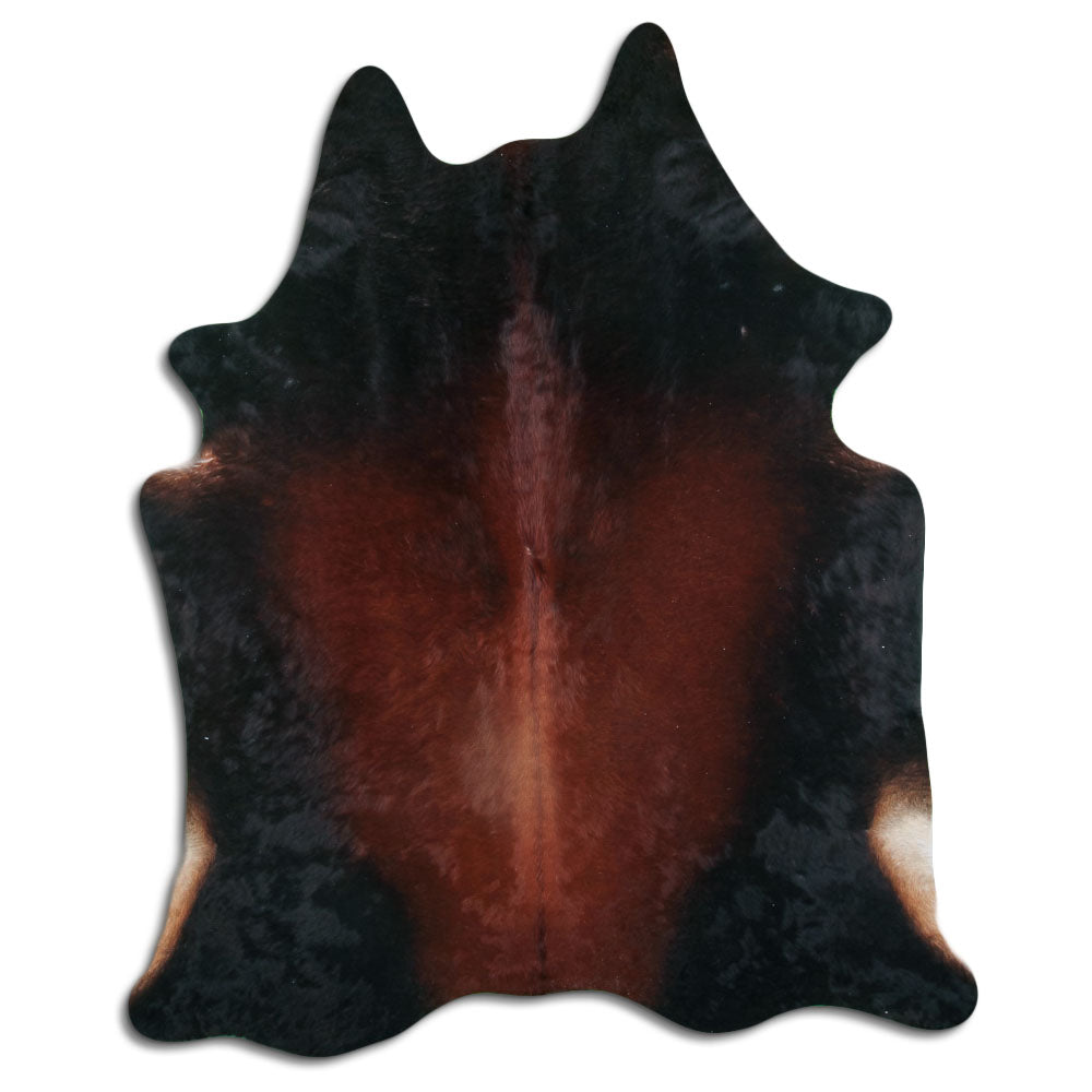 Peau de vache marron XL