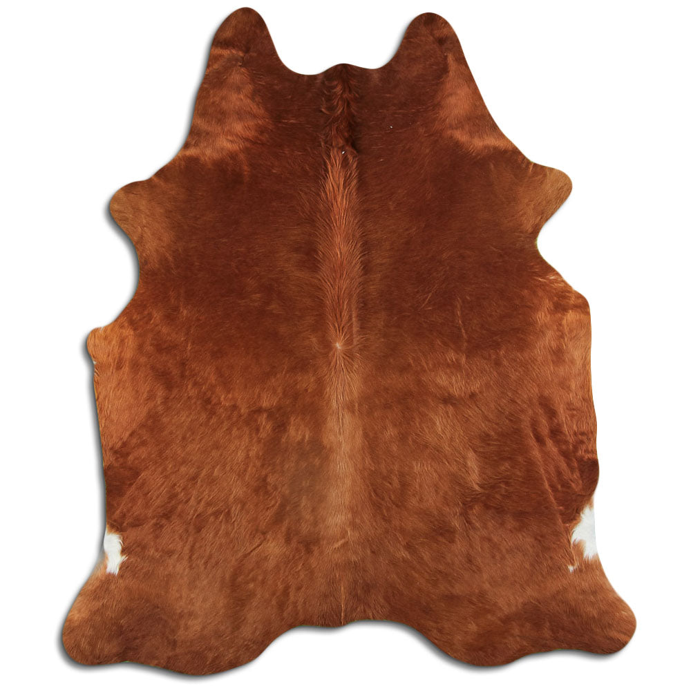 Peau de vache marron L