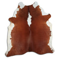 Peau de vache marron et blanche XXL