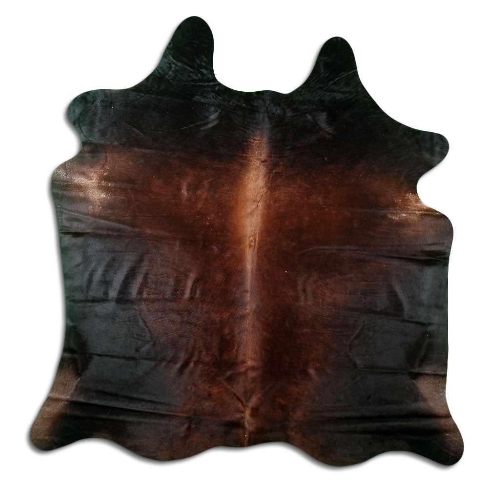 Peau de vache marron L