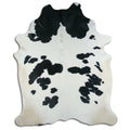 Peau de vache noire et blanche XXXL
